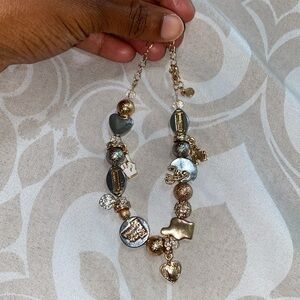 #1 Fan Football Charm Bracelet